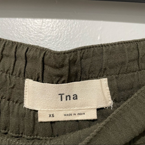 Aritzia TNA Grenville Pant Olive Green XS - Picture 4 of 6